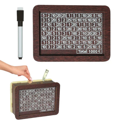 Hucha de Madera con Contador - Contain™