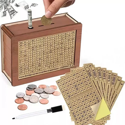 Hucha de Madera con Contador - Contain™